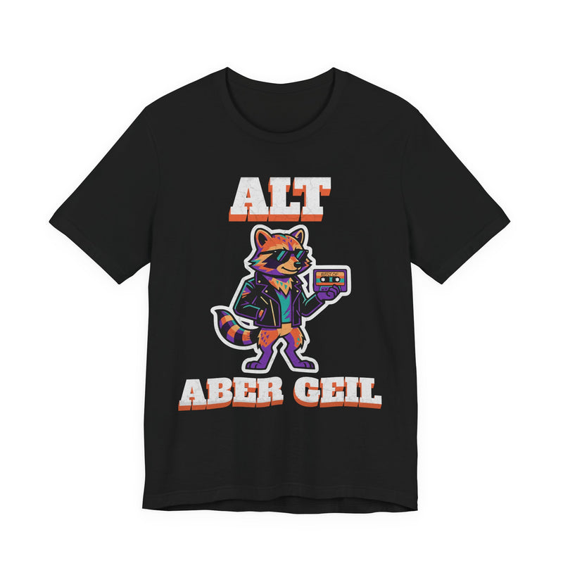 Alt aber Geil Retro Kassette Shirt | Lustiges 80er 90er Jahre Mixtape Outfit | Ü40 Ü50 Geburtstag Geschenk Herren Damen | Vintage Party Mode