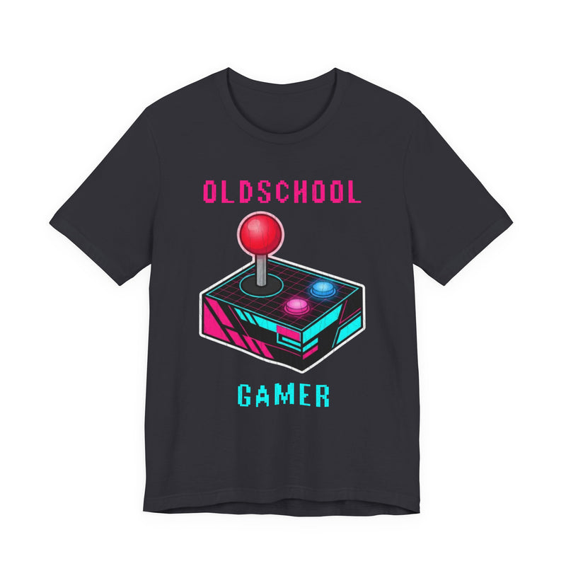 Oldschool Gamer Retro Joystick T-Shirt - 80s Arcade Gaming Geschenk