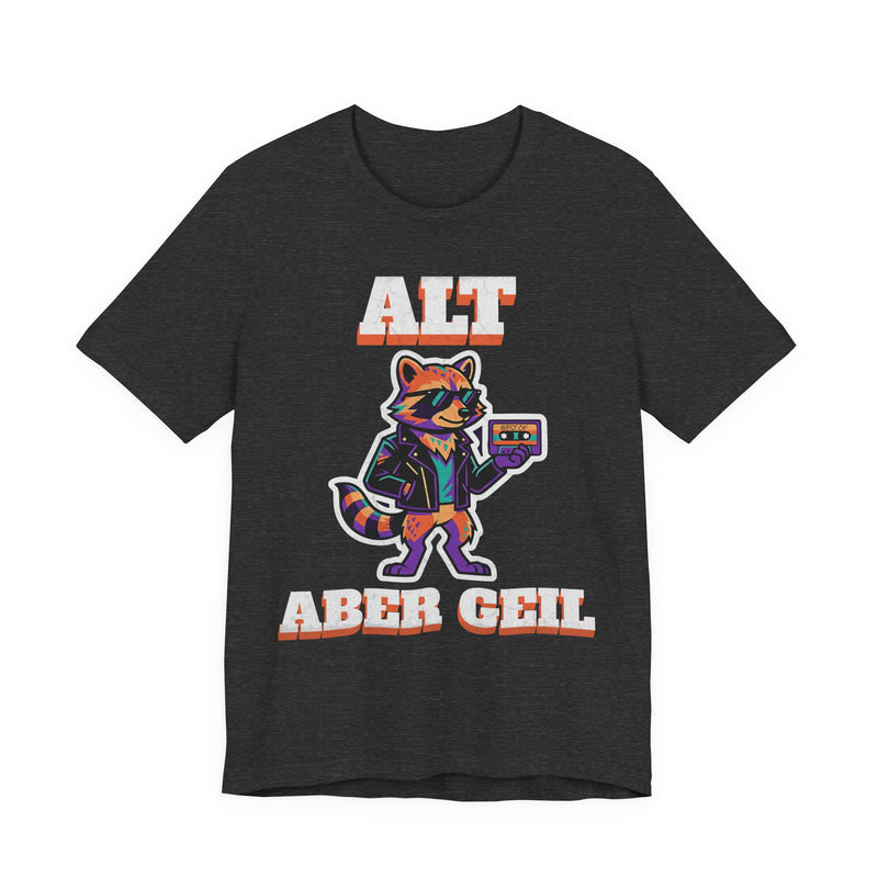 Alt aber Geil Retro Kassette Shirt | Lustiges 80er 90er Jahre Mixtape Outfit | Ü40 Ü50 Geburtstag Geschenk Herren Damen | Vintage Party Mode