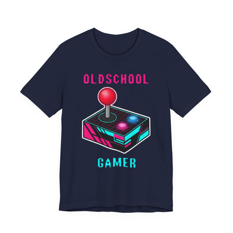 Oldschool Gamer Retro Joystick T-Shirt - 80s Arcade Gaming Geschenk