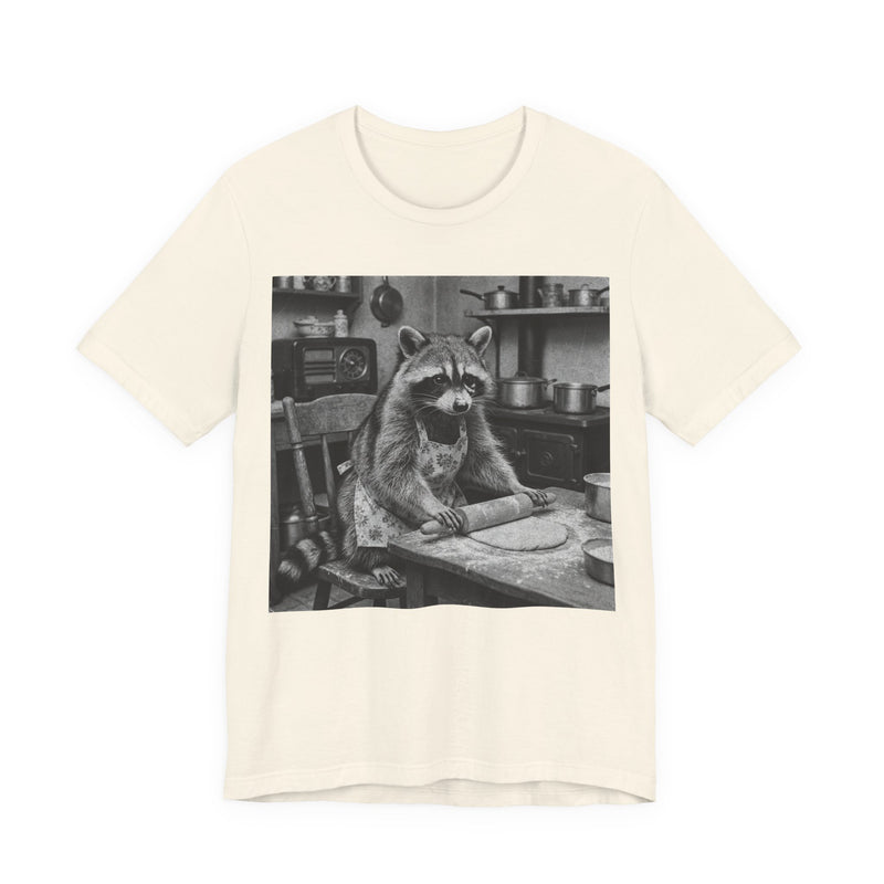 Nonna Waschbär T-Shirt | Rustikaler Italien-Charme & Gemütliche Nostalgie