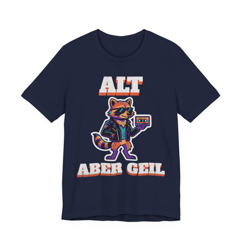 Alt aber Geil Retro Kassette Shirt | Lustiges 80er 90er Jahre Mixtape Outfit | Ü40 Ü50 Geburtstag Geschenk Herren Damen | Vintage Party Mode