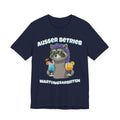 Ausser Betrieb Wartungsarbeiten Shirt | Lustiger Retro Waschbär mit Vokuhila | Partyurlaub & Büro Humor Geschenk | 90s Trash Panda Festival Outfit